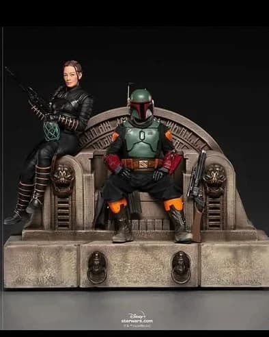 Boba Fett & Fennec Shand on Throne